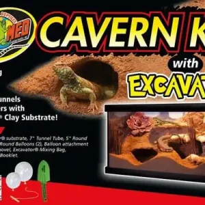 Zoo Med Laboratories Reptile Cavern Kit Excavator with Clay Substrate - 12 Lbs Factory Price