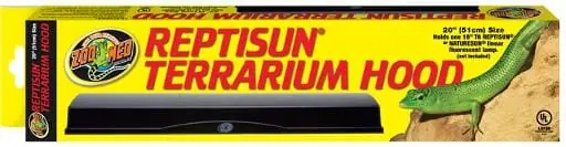 Zoo Med Laboratories ReptiSun T8 Light Holding Reptile Terrarium Hood with Reflector without Bulb - 20" Inches Affordable