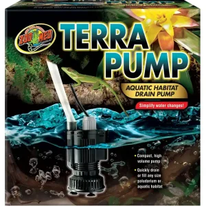 Zoo Med Laboratories Terra Habitat Aquatic Drain Pump - Medium Save Now