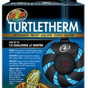 Zoo Med Laboratories TurtleTherm Automatic Preset Digital Aquatic Turtle Heater - 50 Watt New Release