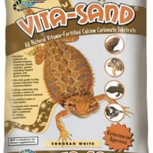 Zoo Med Laboratories Vita Sand Natural Calcium Carbonate Reptile Substrate - Sonoran White - 10 Lbs Mega Sale