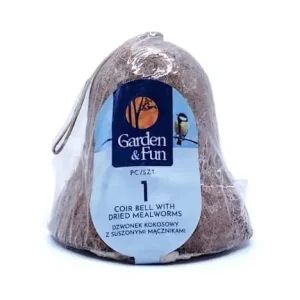 A&E Cage Company Garden Fun Coconut Fiber Suet Bell Wild Bird Treats - 6 Count Last Chance