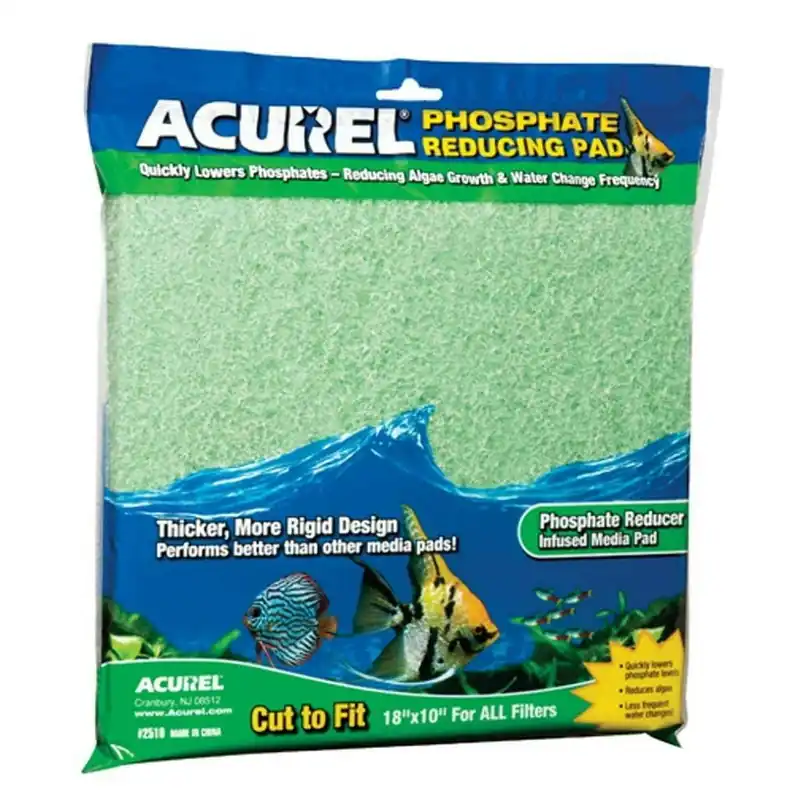 Acurel Cut to Fit Phosphate Reducing Aquarium Filter Media Pad - 10X18 Certified