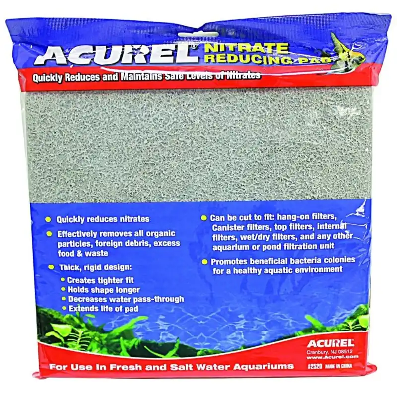 Acurel Nitrate Reducing Aquarium and Pond Filter Media Pad - 10X18 Save Now