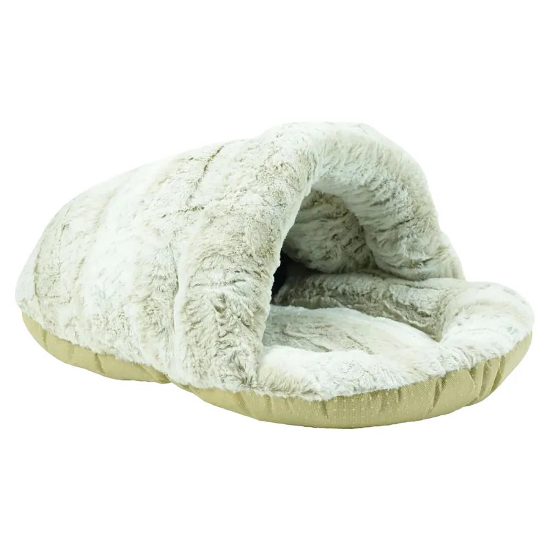 Affordable Arlee Sly Slipper Cat Napz Cat Bed - Snow Leopard - L:23 X W:17 X H:4