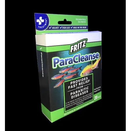 Best Choice Fritz Aquatics ParaCleanse Parasitic Disease Treatment Packets Fish Medication - 10 Count