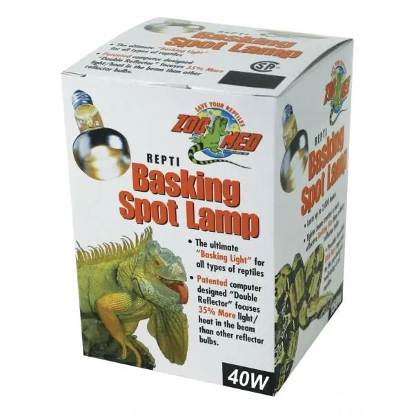 Zoo Med Laboratories Repti Basking and Lighting Reptile Spot Lamp - 40 Watt Must Have