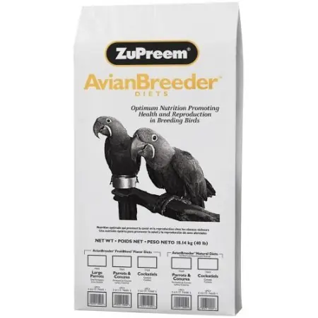 Zupreme AvianBreeder Diet Fruit Blend for Breeding Parrots and Conures Bird Food - 40 Lbs Last Chance