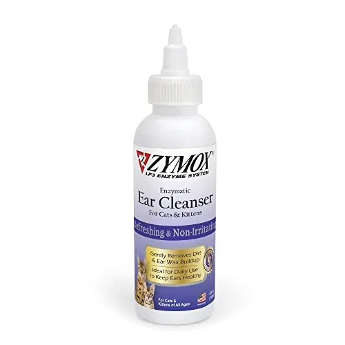 Zymox Enzymatic Gentle Ear Cleanser for Cats and Kittens - 4 Oz Genuine