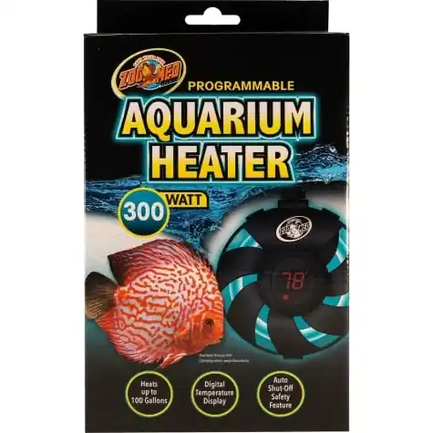 Zoo Med Laboratories Programmable Digital Display and Auto-Shut Off Aquarium Heater Last Chance