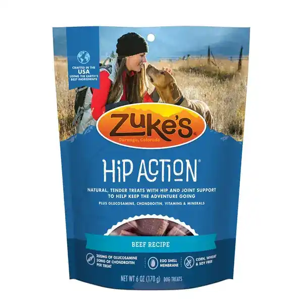 Zuke's Hip and Joint Support Beef Recipe Senior Adult Soft and Chewy Dog Treats Hot Picks