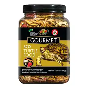 Hot Deal Zoo Med Gourmet Box Turtle Food 8.25oz