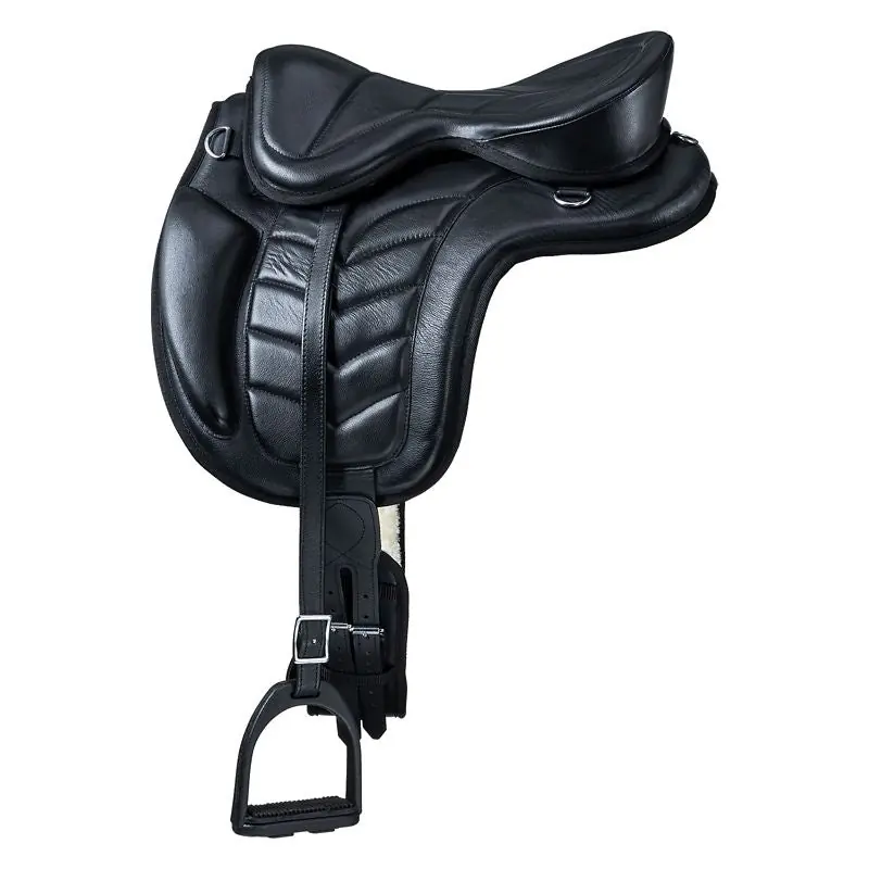 Equitare Treeless Leather Endurance Saddle Fan Favorite