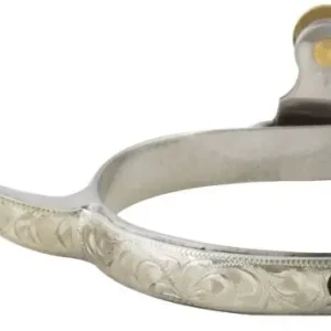 Editor’s Pick Western SS Engraved 10pt Ladies Roping Spurs