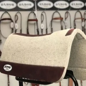 Seasonal Sale Oxbow Tack LUXE 1in Pressed Wool Saddle Pad