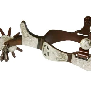 Wholesale Western AT Texas Star 10pt Mens Jingle Bob Spurs