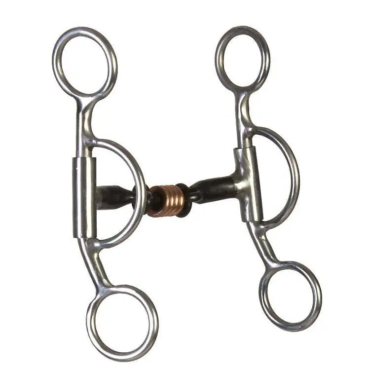 Western SS Dogbone Ring Short Double Rein Bit Time-Limited