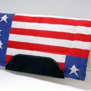 While Supplies Last Tough1 Stars And Stripes Saddle Pad 32 x 32 Brn