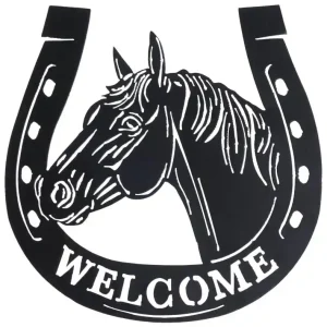 While Supplies Last Welcome Horseshoe Sign