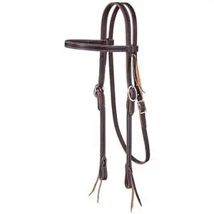 Worldwide Shipping Tough1 Premium Harness Browband Headstall with Tie