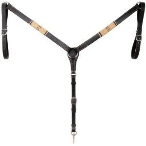 Oxbow Rawhide Braided Chocolate Breast Collar Weekend Sale