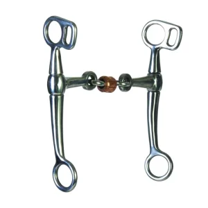 Western SS Copper Ring Dogbone Tom Thumb Bit Secure Checkout