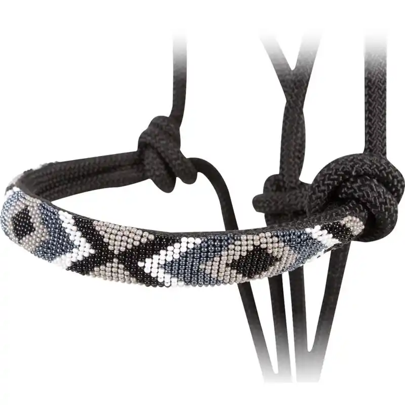Cashel Beaded Nose Rope Halter with 9ft Lead Price Cut