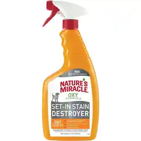 Nature\\'s Miracle Oxy Formula Stain & Odor Remover 24 oz Spray Editor’s Pick
