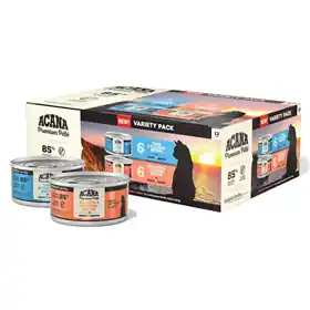 ACANA Premium Pate Variety 12 Pack Tuna & Chicken Recipe and Salmon & Chicken Recipe Can Cat Food High Quality