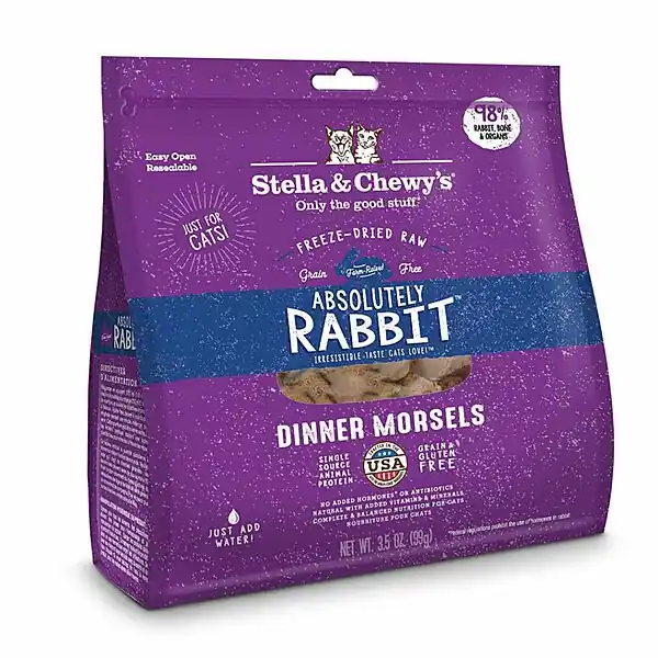 Deal S&C FD Rabbit Morsels 18oz Cat Food
