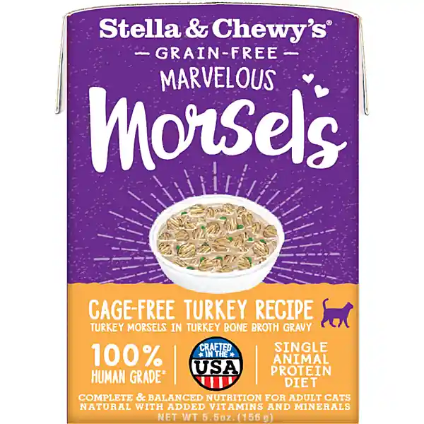 S&C Marvelous Morsels Turkey Cat Food 5.5oz Best Seller