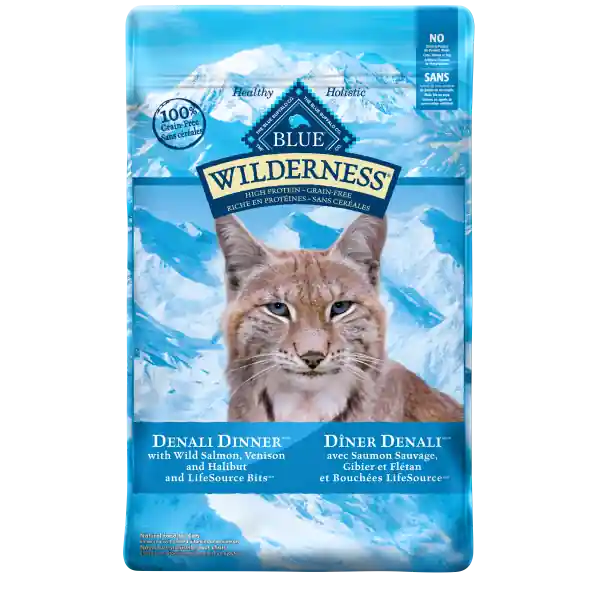 Free Shipping Blue Wilderness Cat Denali Dinner 10lbs