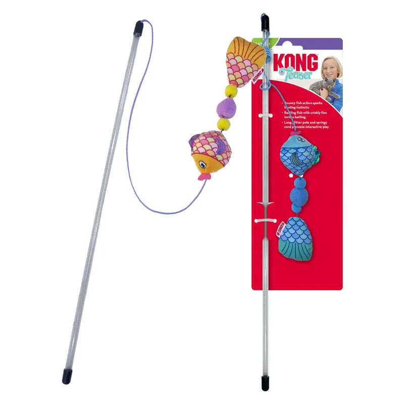 Next Day Delivery Kong Teaser Scrattles Fish