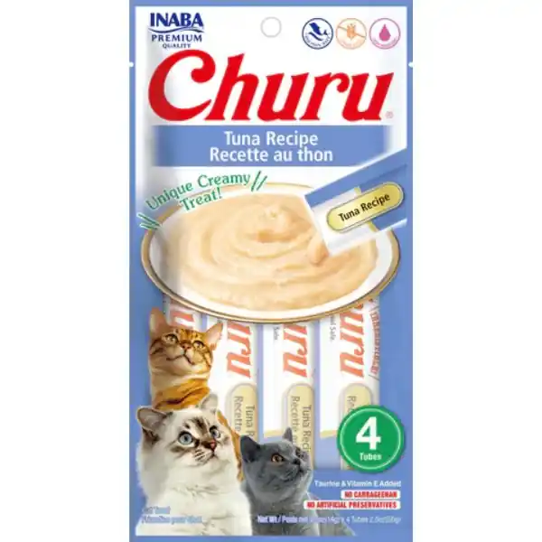 Limited Offer INA Churu Puree Tuna 4pk 2oz