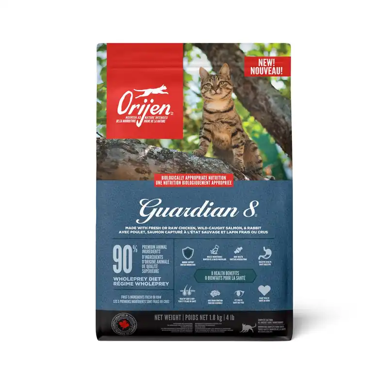 Hassle-Free Returns ORJ Guardian 8 Cat Food 1.8kg