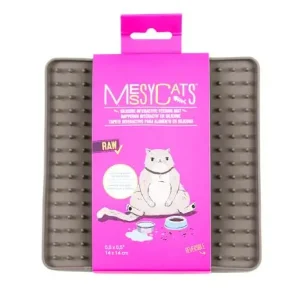 Worldwide Shipping MM Silicone Cat Interactive Reversible Feeding Mat Grey