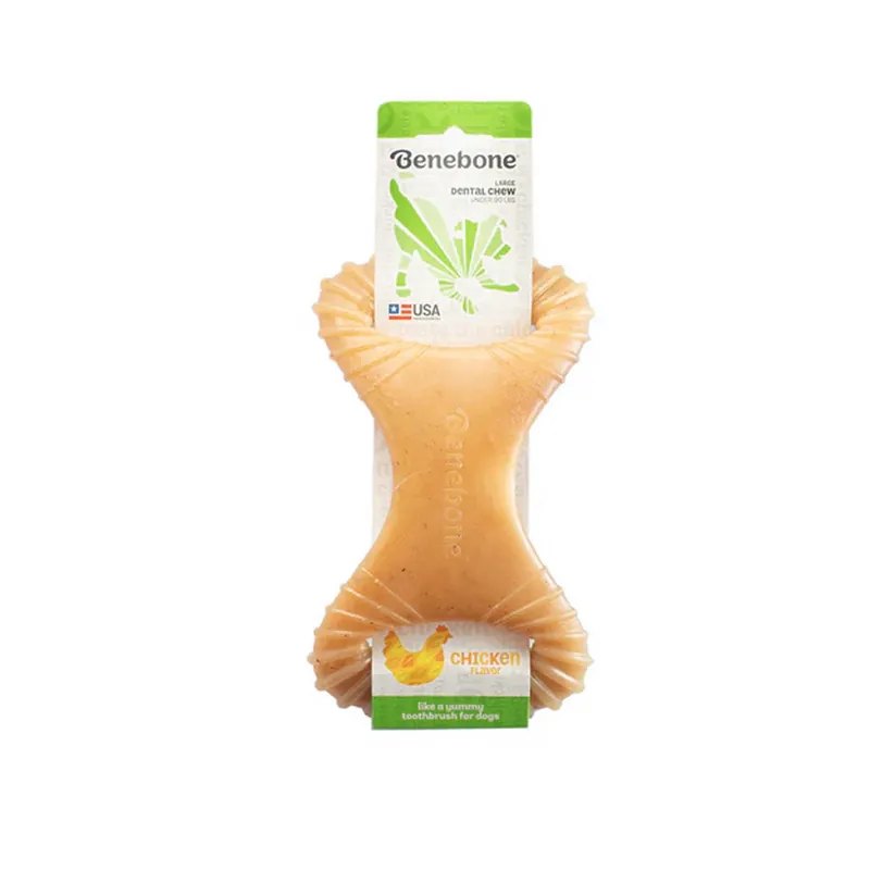 Benebone Rocking Dental Chicken Dog Chew, Jumbo Price Cut