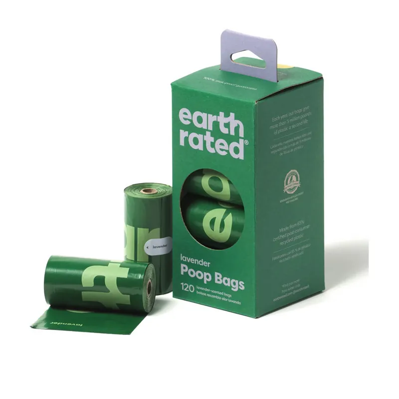 Earth Rated Display of 12 Boxes-8 Rolls/box Lavender Scented Time-Limited