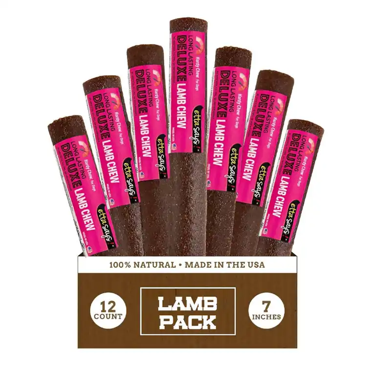 Luxury Etta Says Deluxe Lamb Chew, 7" [20]