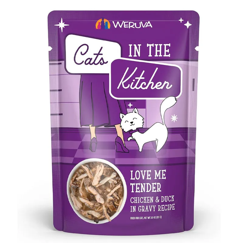 Must Have Weruva Cats In The Kitchen Love Me Tender Chicken and Duck In Gravy, 3oz Pouch