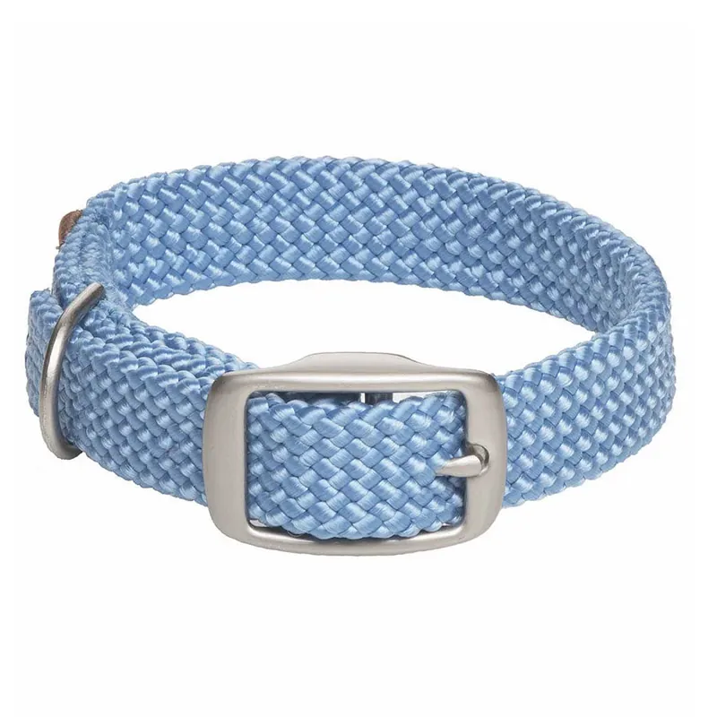 Limited Edition Mendota Pet Lime Double Braid Collar, 21"