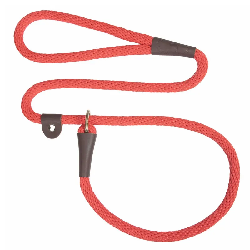 Deal Mendota Pet Red Slip Leash, 6'