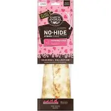 Buy Online Earth Animal No Hide Strawberries & Cream Strips, 4pk
