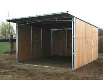 12-Ft x 12-Ft Shelter Piece, 6-Ft x 14-Ft Roof Frame Half Only Crafted