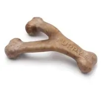 Benebone Medium Bacon Puppy Wishbone Chew Toy Final Sale