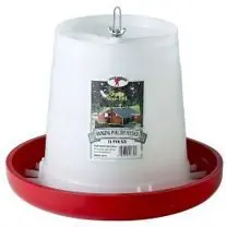 High Quality 11 Pound Plastic Hanging Poultry Feeder