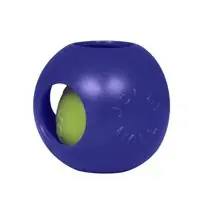 Jolly Pet Large Blue Teaser Ball Dog Toy, 8-In Flash Sale