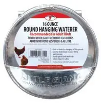 Galvanized Round Hanging Poultry Waterer Factory Price