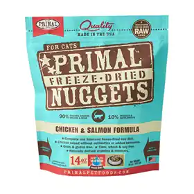 Get Yours Primal Freeze-Dried Nuggets Chicken & Salmon Formula Cat Food