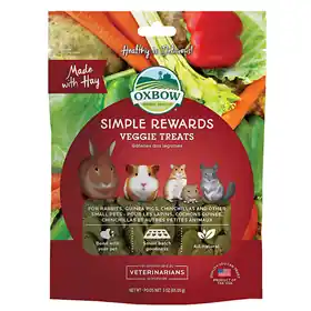 OxbowSimple Rewards Veggie Treats 3 oz Worldwide Shipping